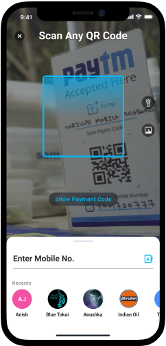 disable qr code scanner in paytm app andorid