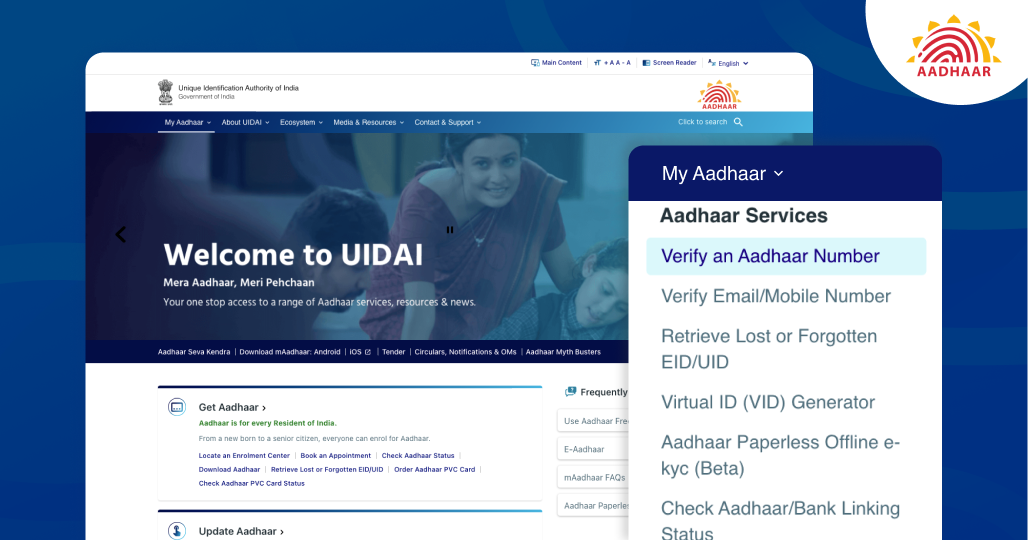 How to do Aadhaar Verification Online