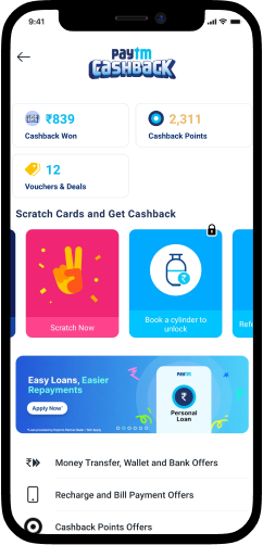 Cashback Amounts, Points & Stickers
