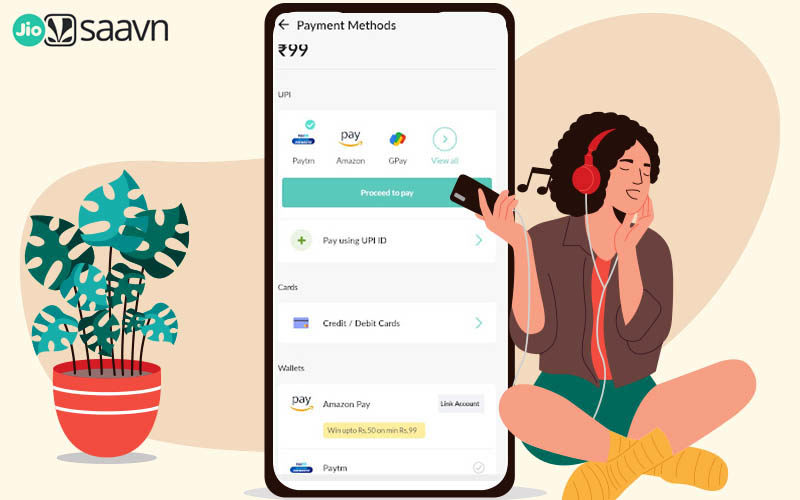 UPI Autopay for Jio Saavan