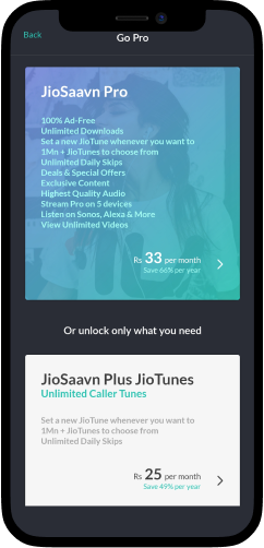 UPI Autopay Feature For JioSaavn