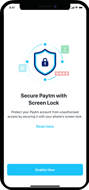 How to enable Paytm Security Shield