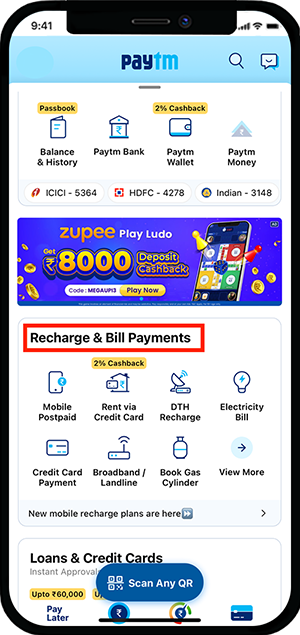 Mobile Recharge on   Recharge your mobile on  and