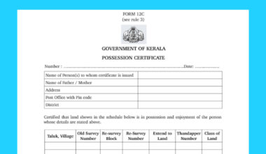 Possession Certificate – Check Types & How to Get It