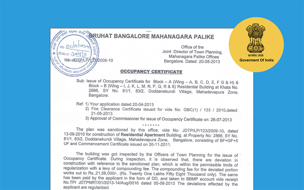 Everything You Need To Know About Occupancy Certificate Paytm Blog 7395