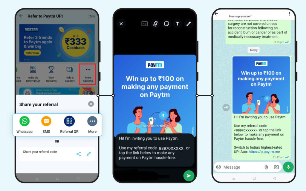 How to Use Paytm Refer & Win?